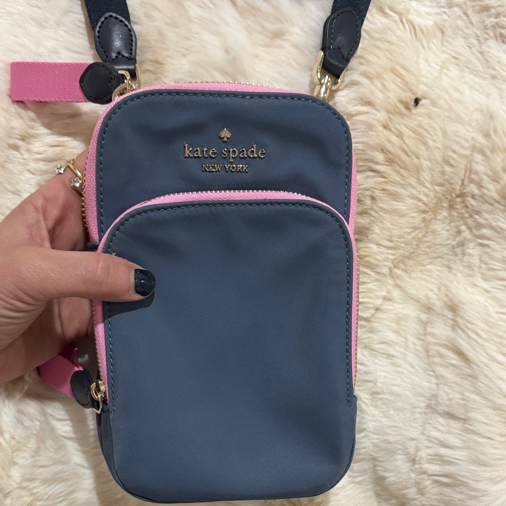 Brand new /Kate Spade Blue and Pink Crossbody Bag